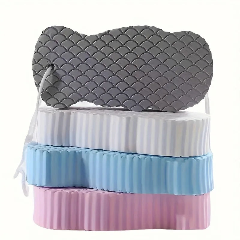 3D Exfoliating Body Scrub Sponge,Reusable Exfoliating Bath Ball for Deep Cleansing and Smooth Skin, Bathroom Accessory.