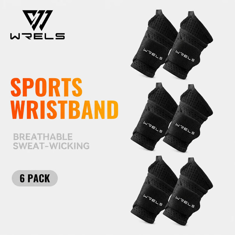 WRELS Compression Wristband Adjustable Wrist Brace Breathable Carpal Tunnel Pain Relief Sports Workout Sports Wrist Support