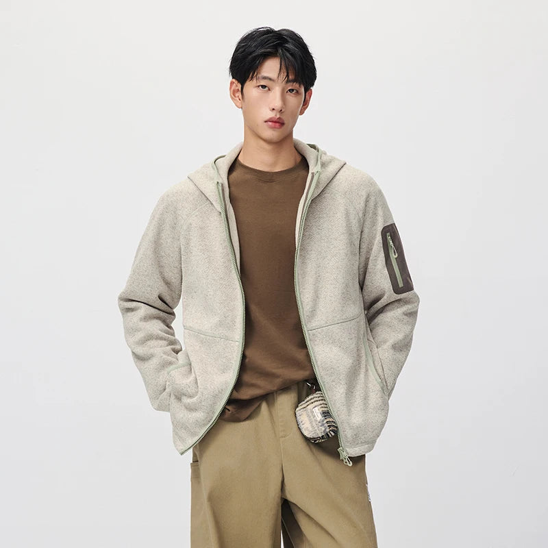 អាវក្រៅរដូវរងាបុរស Semir រចនាបថទំនើប ដៃអាវ Raglan មានមួក ប្រឆាំងនឹងឋិតិវន្ត ឆ្នាំ២០២៦ សម្លៀកបំពាក់រដូវរងាថ្មីប្រចាំថ្ងៃ រចនាបថធម្មតាក្នុងទីក្រុង