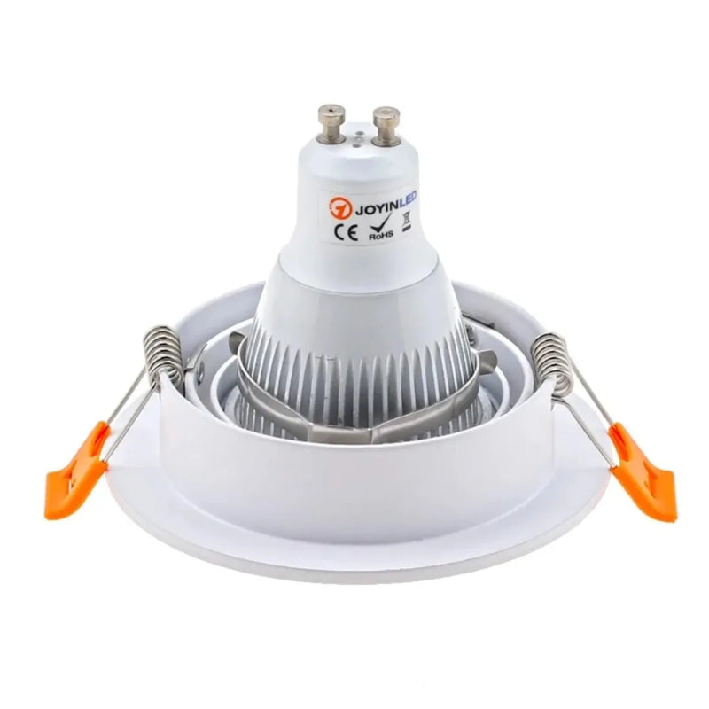 JOYINLED LED Downlight Round Square Adjustable Spotlight Lamp Frame with GU10 MR16 Socket Recessed Ceiling Spot Light Fixtures