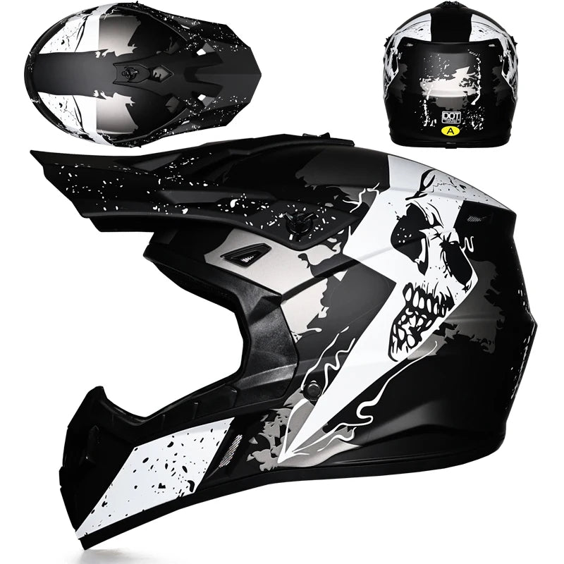 Dirt Bike Helmet Men Women Youth Motocross ATV Quad Cross Helmet