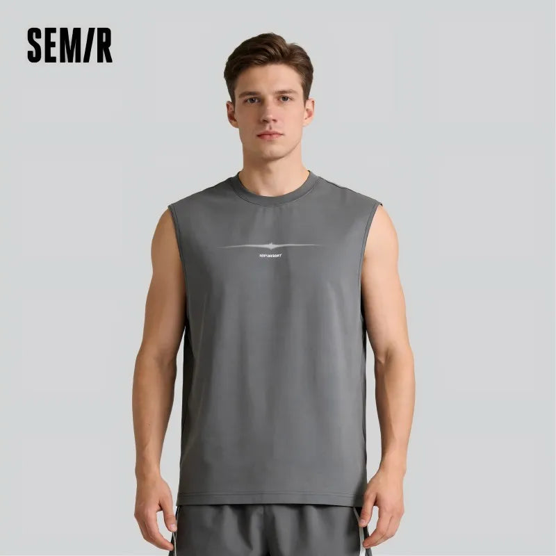 Semir Mens Vest 2026 Sleeveless Moisture Wicking Quick Dry Knitted Tops Sports Casual Style Soft Breathable Daily Wear Urban