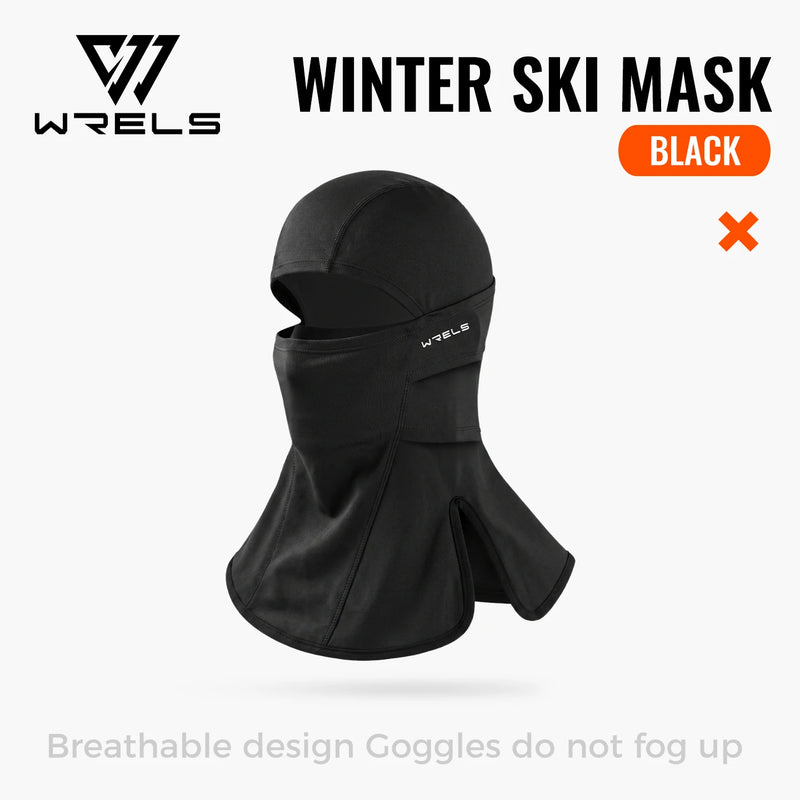 WRELS Balaclava Ski Mask Windproof Full Face Mask Thermal Fleece Helmet Lining Winter Men Women Motorcycle Outdoor Cycling Cap