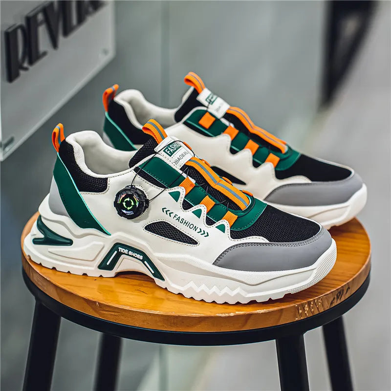 Mens Sports Shoes Trendy Style Fashion Casual All Season Soft Sole Anti Slip Outdoor Running Shoes Comfortable Sneakers for Men