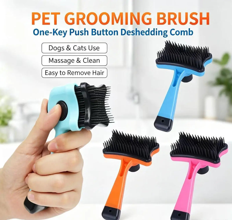 Pet Hair Removal Comb for Dogs And Cats Knot Pressing Massage Beauty Dog Household Products Cat Grooming Comb