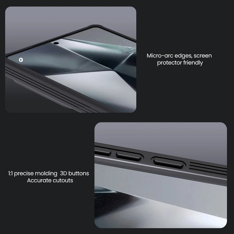 NILLKIN For Samsung Galaxy S25 Ultra Magnetic Case CamShield Pro Sliding Camera Protection Back Cover For Samsung S25/S25 Plus