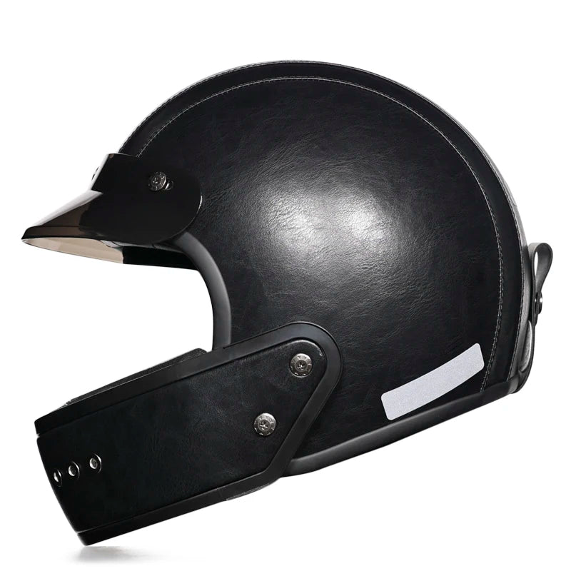 High quality motorcycle retro helmet multifunctional combination full helmet half helmet coffee shop cruise motorcycle helmet