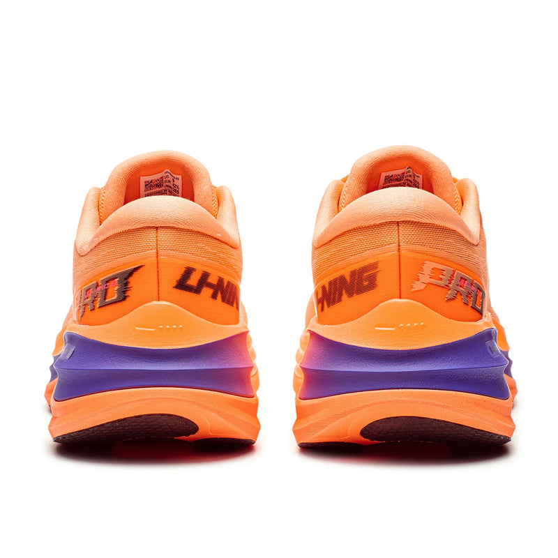 ស្បែកជើងរត់បុរស Li-Ning YUEYING 6 PRO Optimized Cushion ជាមួយប្រអប់ម្រាមជើងធំទូលាយ SUPER BOOM ស្បែកជើងប៉ាតាស្រាលឆ្លុះបញ្ចាំង LiNing ARHW015