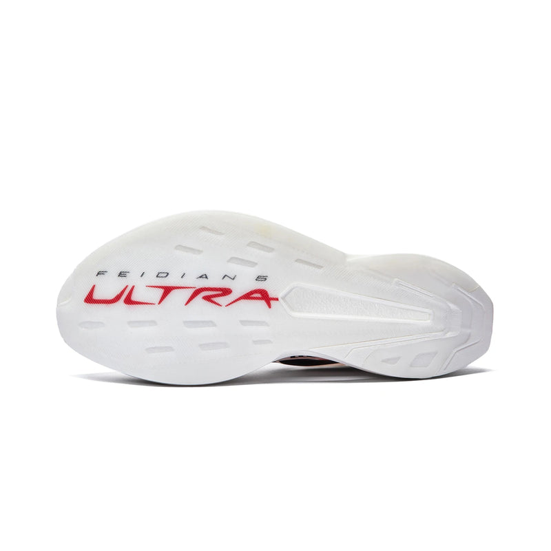 ស្បែកជើងរត់ប្រណាំង Li-Ning Unisex FEIDIAN 5 ULTRA Racing SUPER BOOM Cushion LiNing CARBON-FIBER PLATE Professional Sneaker ARMV005