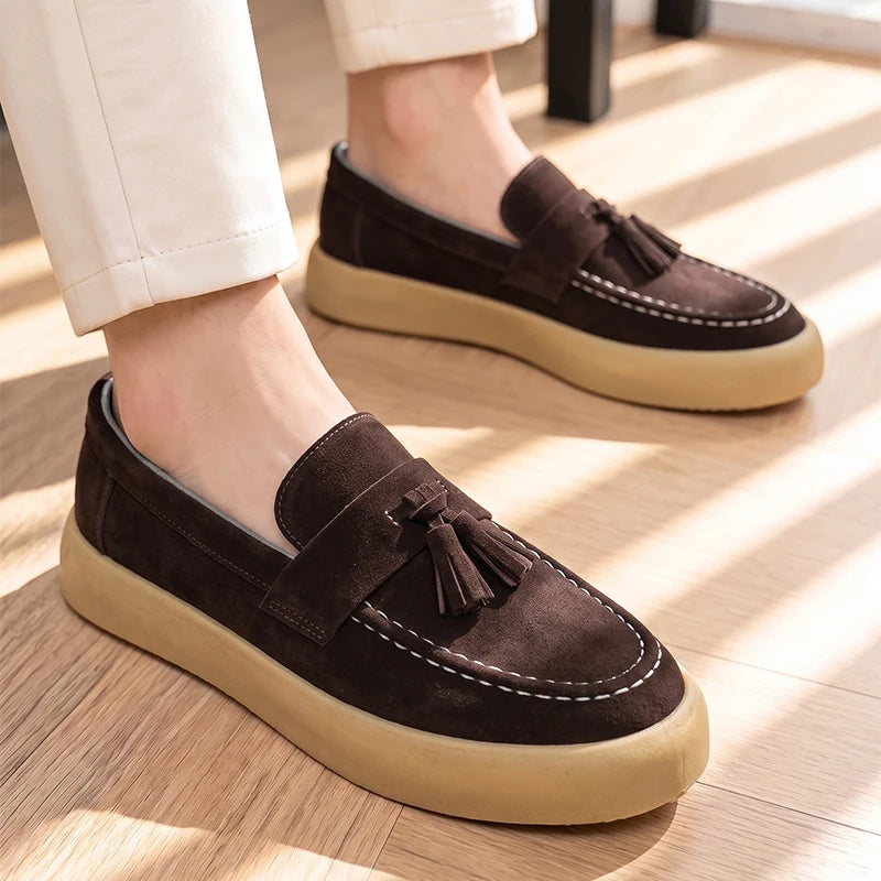 Men's slip on casual shoes four season new breathable light soft sole youth walking party tide shoes outdoor sports boards shoes
