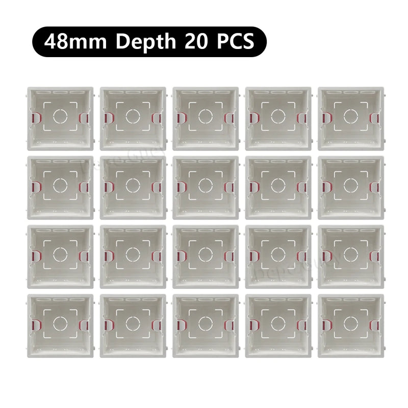 Model 86 Adjustable International Bottom Box, Wall Switch Socket Internal Mounting Box, Electrical Socket and Accessories