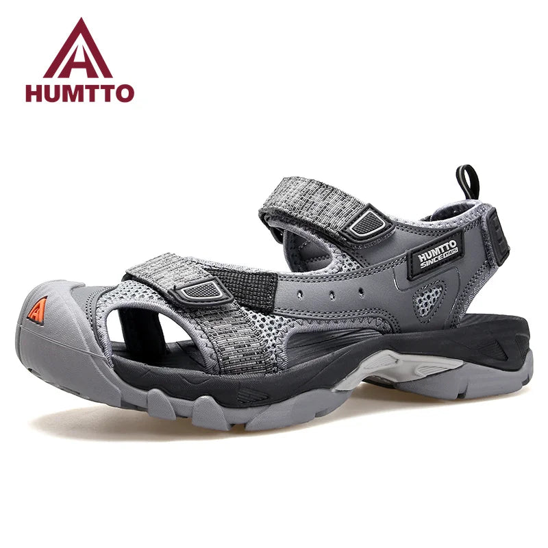 HUMTTO Summer Sandals Breathable Hiking Shoes for Men Outdoor Water Beach Mens Sandals Camping Fishing Climbing Aqua Sneaker Man