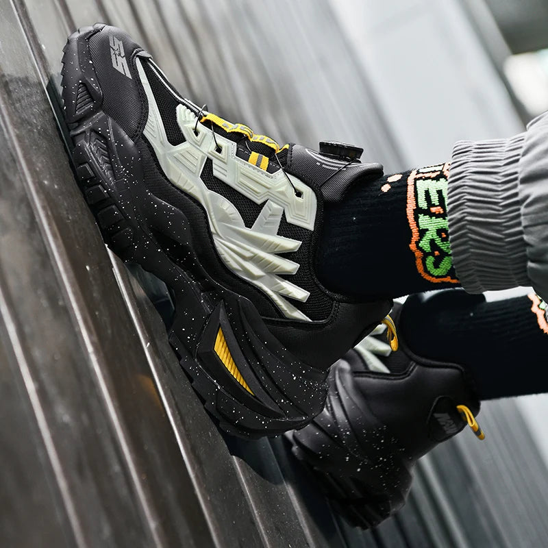 Men's racing casual sneakers New Four seasons classic outdoor running shoes breathable lightweight Thick sole speed sports shoes