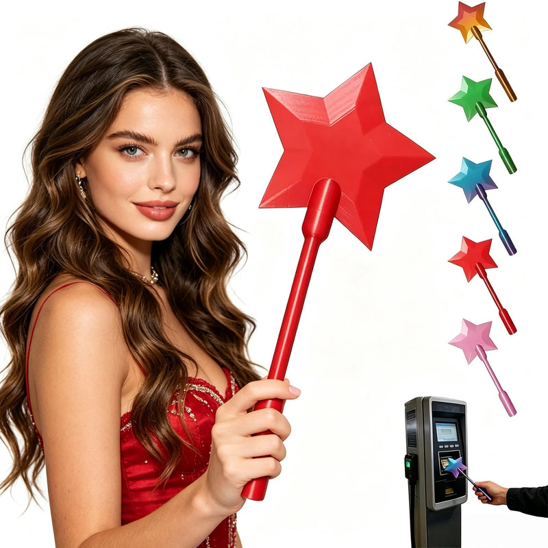 New 3D Printed Wand Click Payment Star Wand Non-Contact Clip, Payment Wand Is Not Afraid of Long Distance