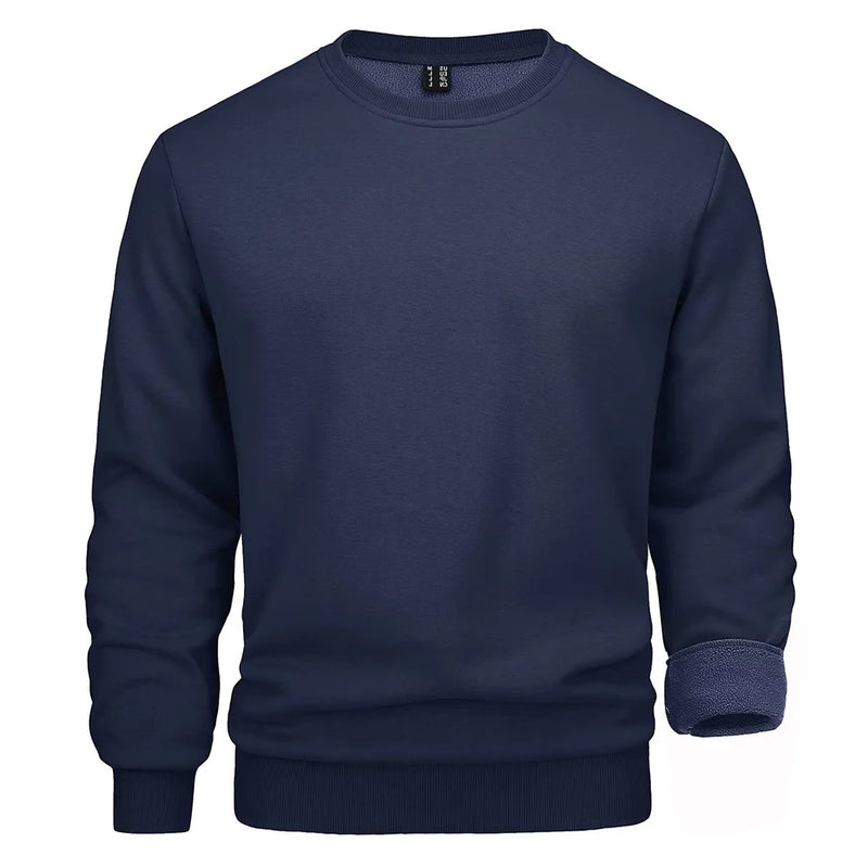 TACVASEN Thermal Fleece Sweatshirts Mens Casual Crewneck Sweatshirt Autumn Winter Warm Hoodie Workout Athletic Pullover Tops