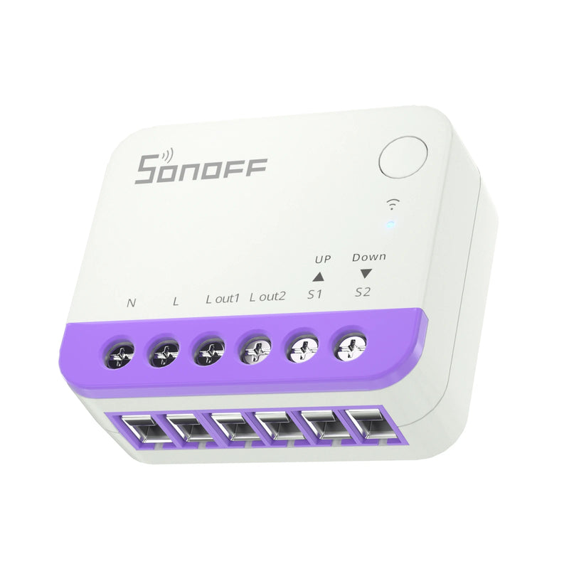 SONOFF MINI-RBS Smart Curtain Roller Shutter Switch Deviation Calibration Smart Scheduling and Exact Control via Matter ALexa