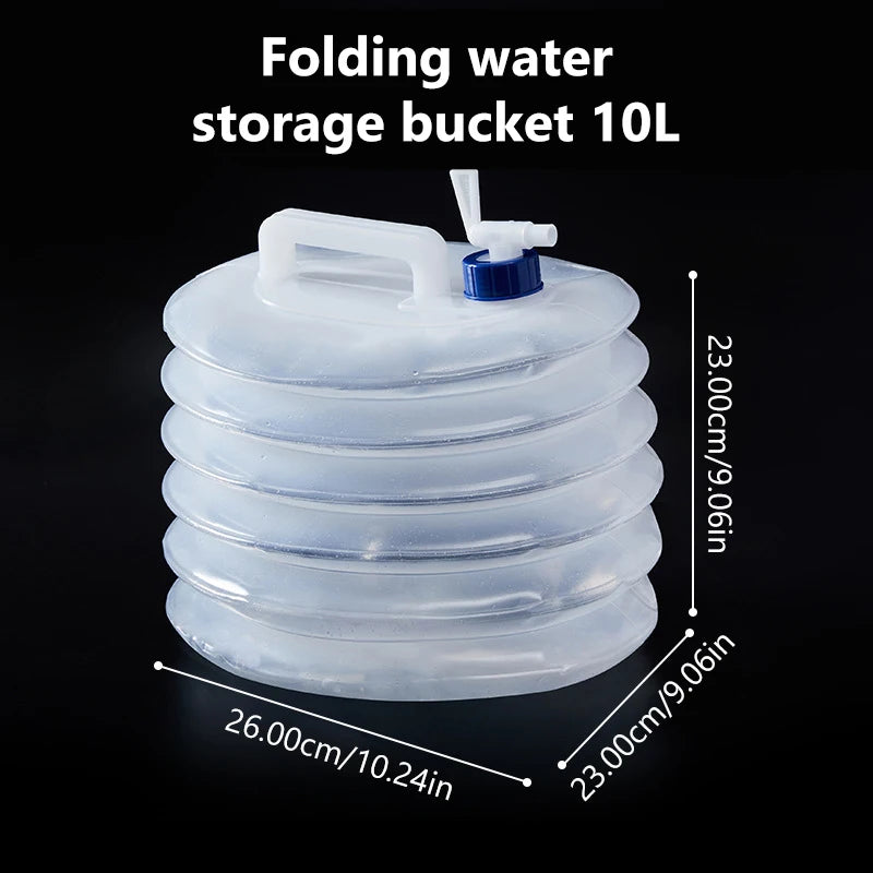 SEAMETAL 5L-15L Car Collapsible Bucket Portable Bottle Container Water Storage Bottle Bucket for Camping Outdoor Car Accessories