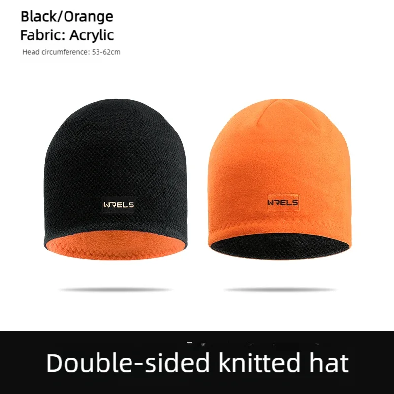 WRELS Winter Warm Hats Unisex Windproof Outdoor Fleece Sports Hat Fishing Cycling Bonnet Hunting Camping Hiking Both Sides Caps