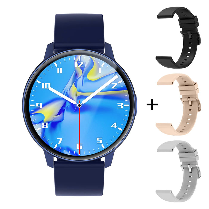 COLMI i31 Smartwatch 1.43'' AMOLED Display 100 Sports Modes 7 Day Battery Life Support Always On Display Smart Watch Men Women Blue With 3 Strap