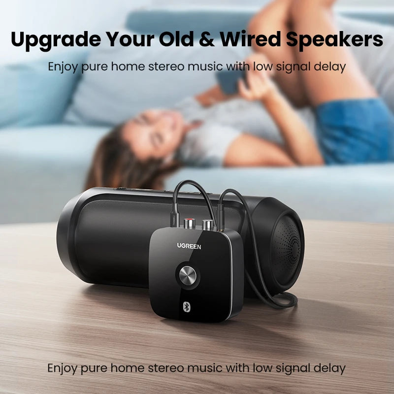 【RU special】 UGREEN RCA Bluetooth aptX / aptX HD For Speaker Earphones Adapter