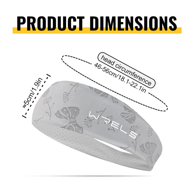 WRELS Kids Headband Children Sweatband Non Slip Breathable Soft Elastic Hair Band Boys Girls Soccer Basketball Athletic Sport Wr