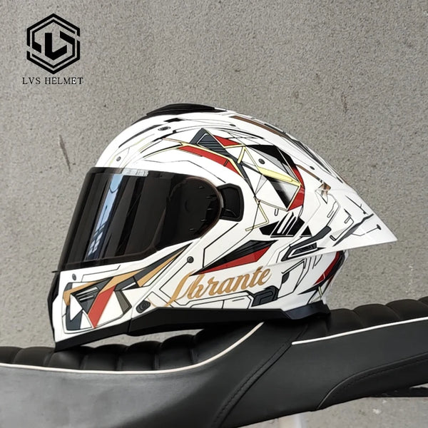Modular Flip Up Motorcycle Helmet Dual Visor Big Rear Spoiler DOT Approved Full Face Motorbike Racing Safety Helmet Casco Moto