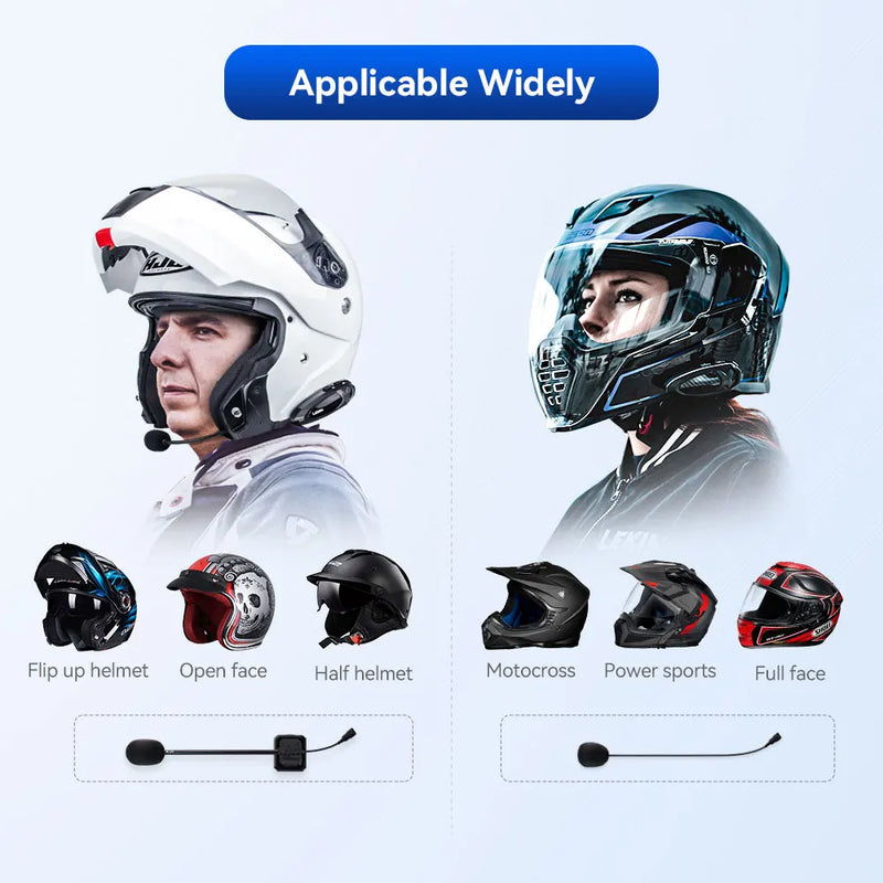 Brand Lexin Intercom Headset & Clip Set Accessories for LX-G2P Bluetooth Helmet Interphone Intercom Headphone Jack Plug