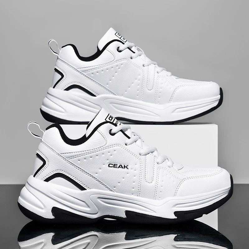 Men's Plus Size Light Casual Sneakers Four Seasons New Soft Sole Non-Slip Outdoor Breathable Running Shoes Students Sports Shoes