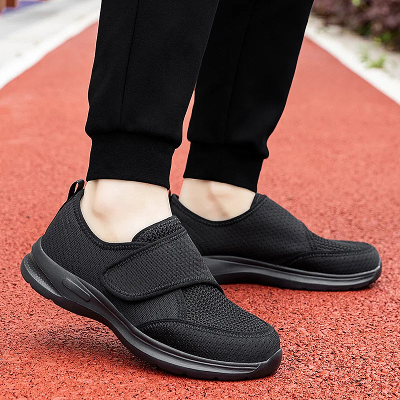 Summer Women Adjustable Diabetic Shoes For Fat Wide Foot Swollen Feet Hallux Valgus Sneakers