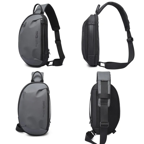 BANGE 2022 New Anti-theft Multifunction Crossbody Bag Shoulder Messenger Bags Male Waterproof Short Trip Chest Bag Pack for Men