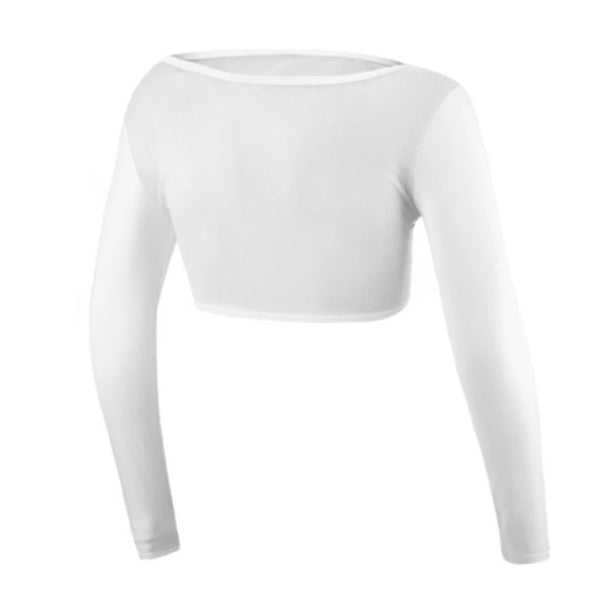 Women's Golf Sunscreen Primer Ice Silk Half Length Long Sleeved Shirts Underwear Season Clothing YF203