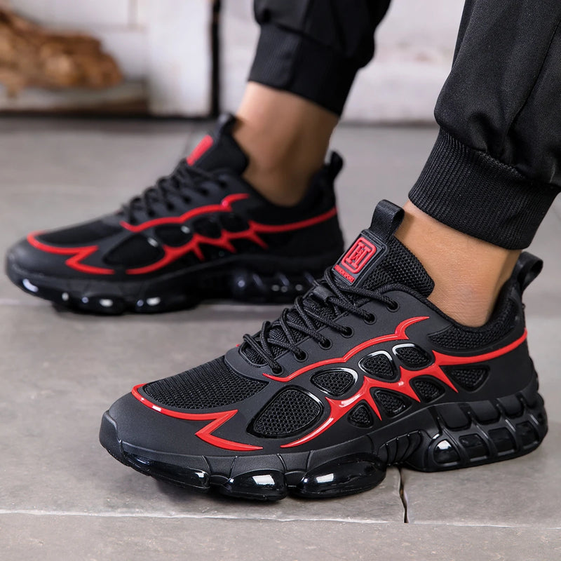 Mens Running Shoes 2026 New Trendy Breathe Cushioning Wear-resistant Multi-Color Daily Sports Casual Sneakers for Men