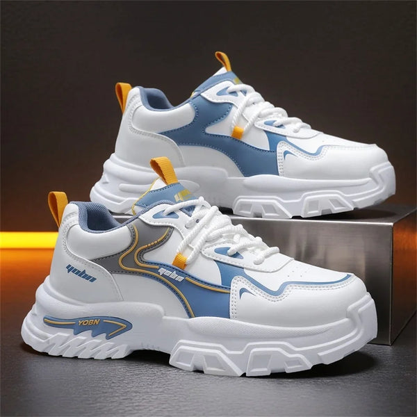 Chunky Sneakers Four Season Breathable Lightweight Outdoor Casual Walking Shoes Fashion Soft Sole Sports Running Shoes Board Sho