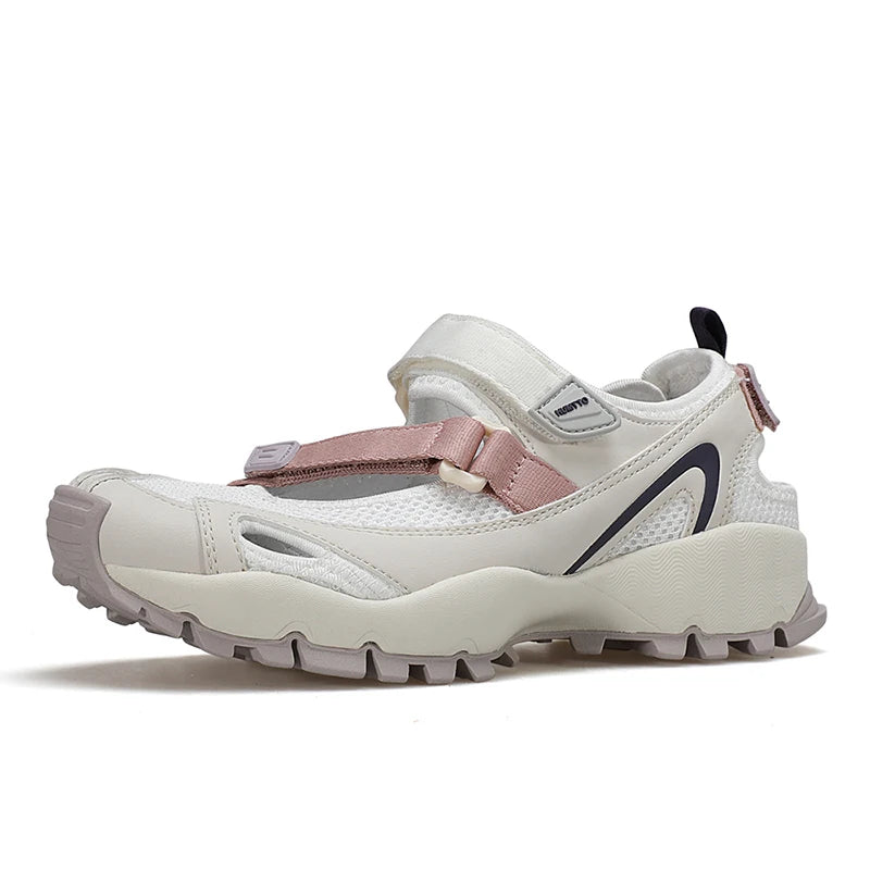 HUMTTO Beach Outdoor Sandals for Women Breathable Designer Summer Flat Sports Wading Shoes Woman Quick Drying Trekking Sandals