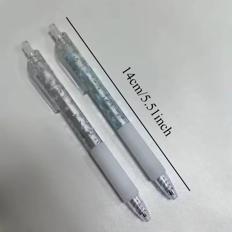 retractable gel ink pens - 0.5mm, quick-drying black refill,  for writing smoothly in diaries and office stationery gel pens