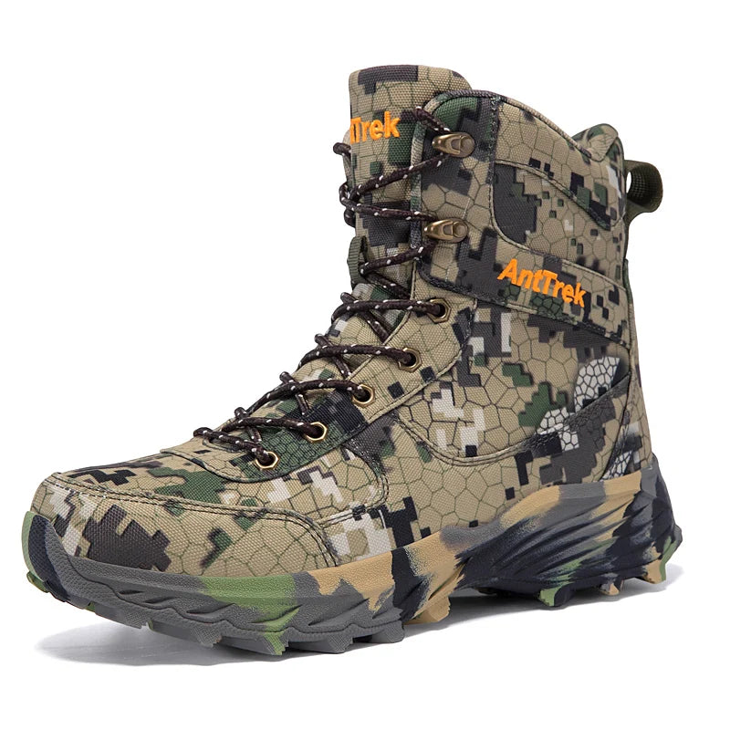 Men's camouflage desert training boots four season casual anti-slip outdoor field hiking Professional Battlefield tactical boots