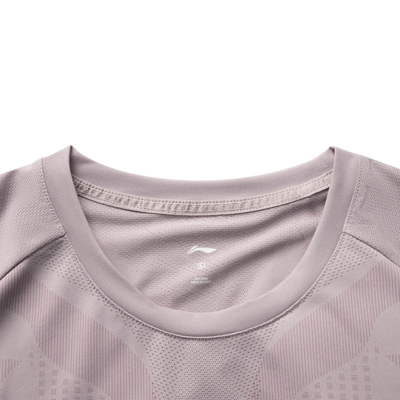 អាវយឺតហ្វឹកហាត់បុរស Li-Ning AT DRY ULTRA 89% Polyester 11% Elastane ទំហំធម្មតា មានខ្យល់ចេញចូលបានល្អ អាវយឺតកីឡា LiNing ATSV125