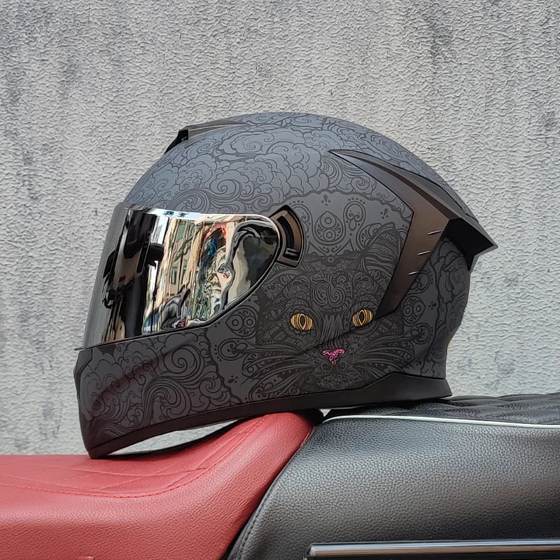 LVS Motorcycle full Face Helmets Moto Racing helmet Adult safety helmet DOT certification