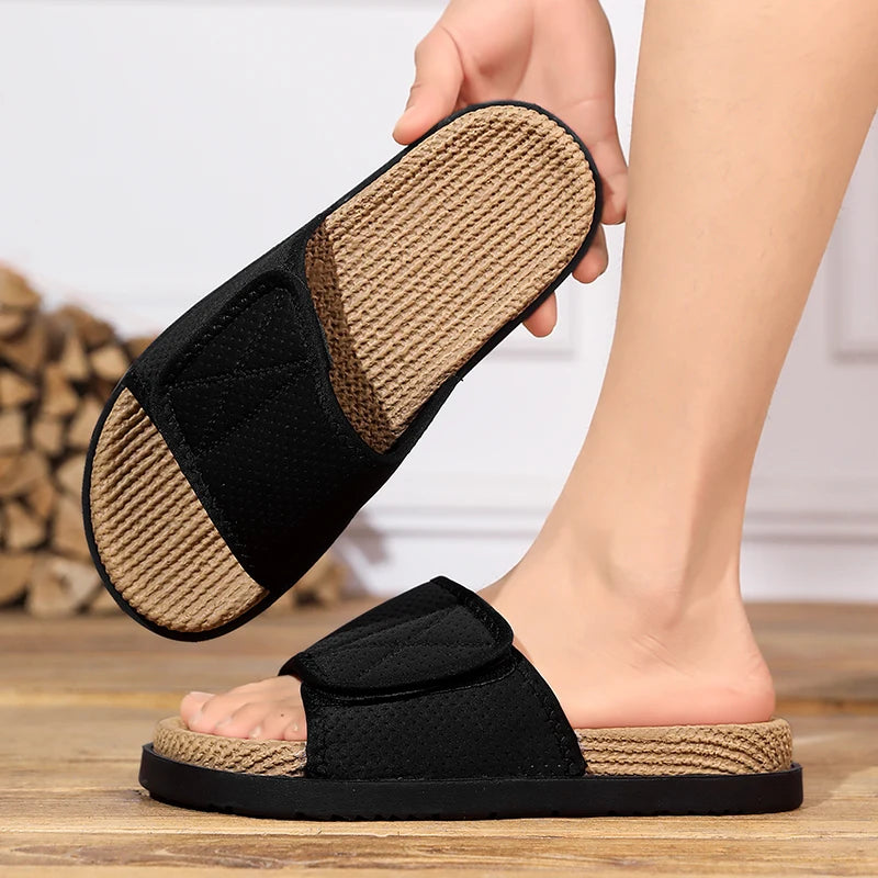 Men's fashion slippers summer light soft-sole anti-slip comfort breathable casual slippers youth Joker outdoor walking slippers