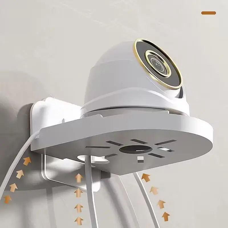 1pcs Security Camera Wall Mount – Adjustable Angle, Suction/Adhesive/Screw Options, No Drill, Space-Saving | ជើងទម្រកាមេរ៉ាសុវត្ថិភាពជាប់ជញ្ជាំង ១គ្រឿង – អាចសម្រួលមុំបាន, មានជម្រើសបឺត/ស្អិត/ចាប់ខ្ចៅ, មិនបាច់ស្វាន, សន្សំសំចៃកន្លែង