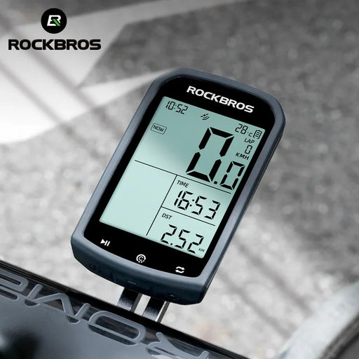 ROCKBROS Bicycle Computer GPS 5.0 ANT Bluetooth Waterproof Wireless Cyclocomputer Speedometer Bike Stopwatch Bike Accessories