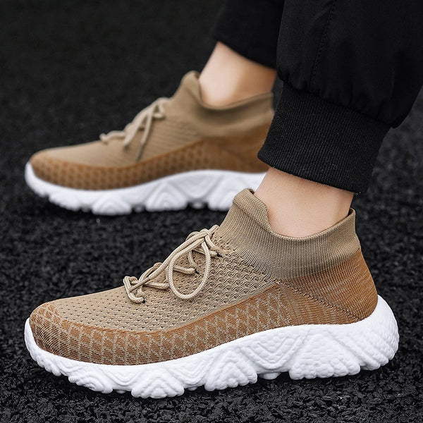 Couples socks casual sneakers summer breathable mesh light soft-sole outdoor running shoes men women comfort speed sports shoes