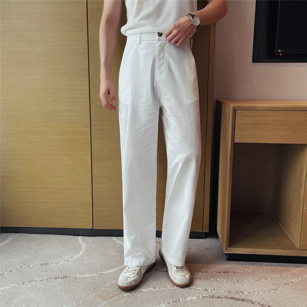 Men's Tencel Linen Blend Casual Shorts – Breathable, Lightweight & Cool-Touch Drawstring Waist for Summer