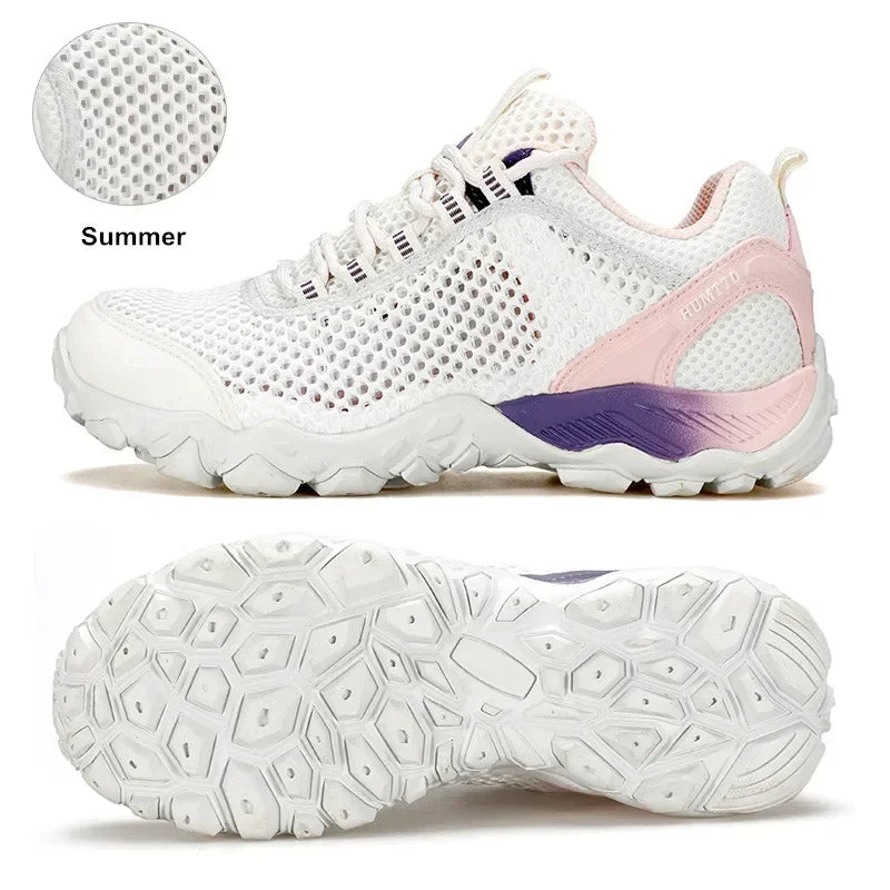 HUMTTO Women's Sports Shoes Anti-slip Hiking Shoes Outdoor Boots for Women Luxury Designer Sneakers Winter Woman Treeking Boots