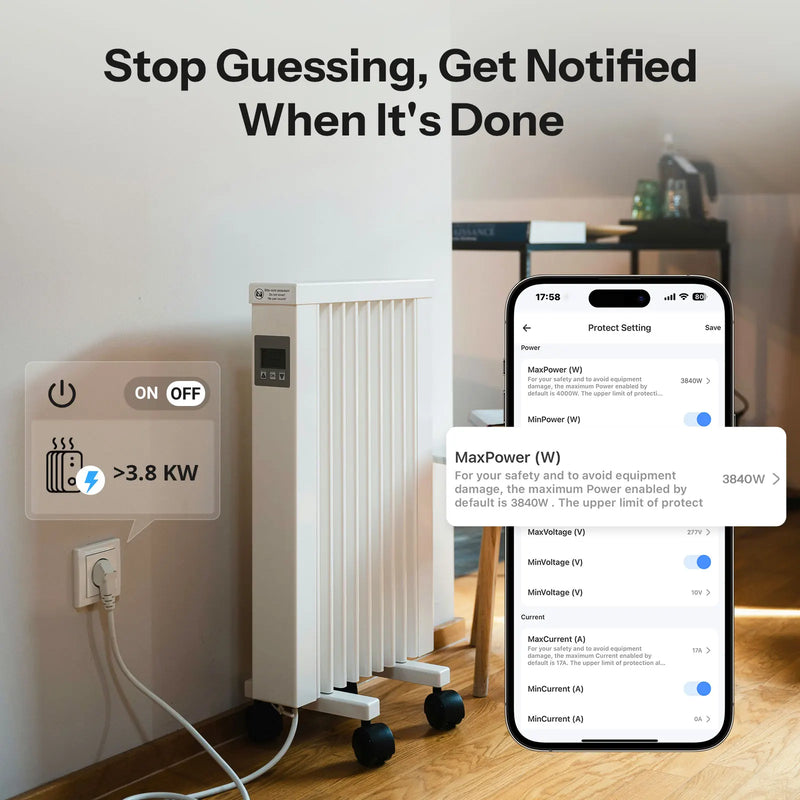 SONOFF MINI-ZB1GSP MINI ONE PM Zigbee Smart Switch 16A Max Energy & Electricity Bill Tracking Load Apple Home Via Matter Bridge