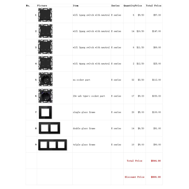BSEED Personal Shipment for the Glass Frame