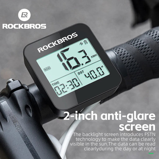 ROCKBROS Bike Computer GPS Speedometer Road Bike MTB Waterproof Automatic Digital Stopwatch Cycling Odometer Cycling Computer