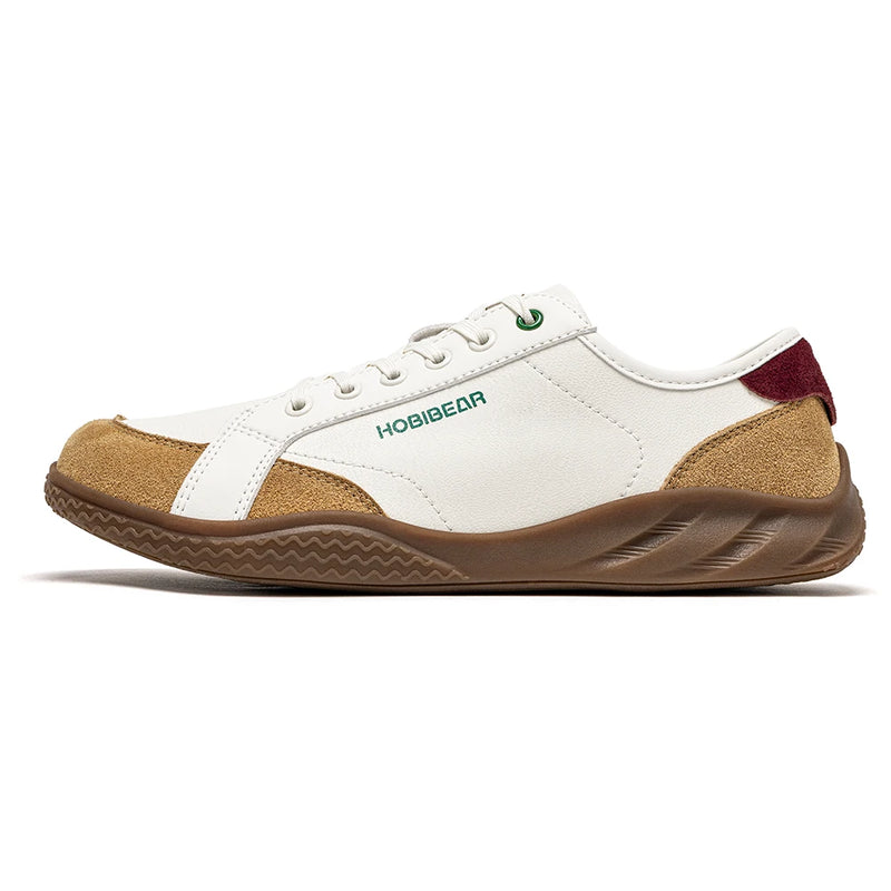 HOBIBEAR Women Men Barefoot Shoes Wide Toe Box Lightweight Sneakers Casual Color-Blocking Artificial Leather Walking Shoes