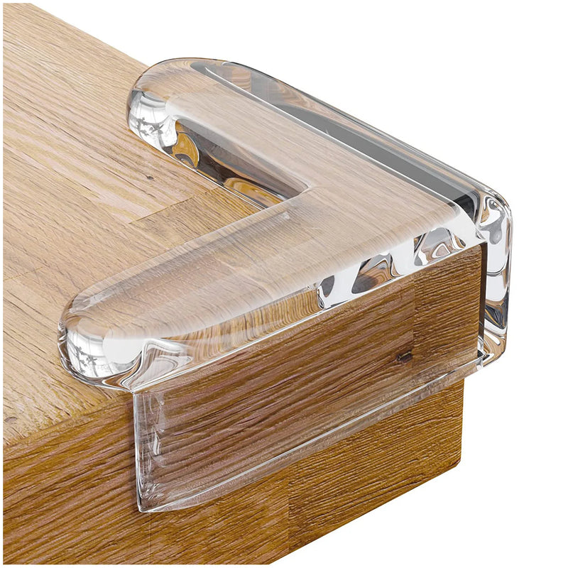 4/8/12pcs Transparent Silicone Corner Protector Set, Safe Edge Guards for Power Outlets and Table Corners