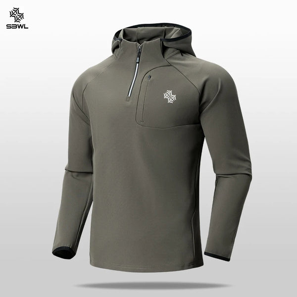 SBWL Man Autumn Winter Outdoor Sports With Warm Comfortable Long Sleeve Shirt Fashion High Quality Base Long Sleeve Tshirt Tops